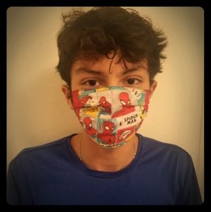 Spiderman face mask for kids